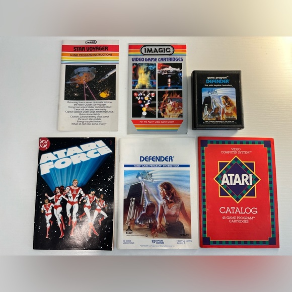 Defender Atari 2600 Game Released:1981 - Picture 3 of 3